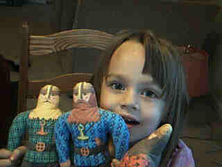 Lauren and Viking pals.jpg (8539 bytes)